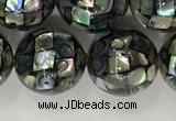 CSB4034 15.5 inches 14mm ball abalone shell beads wholesale