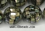 CSB4102 15.5 inches 14mm ball abalone shell beads wholesale