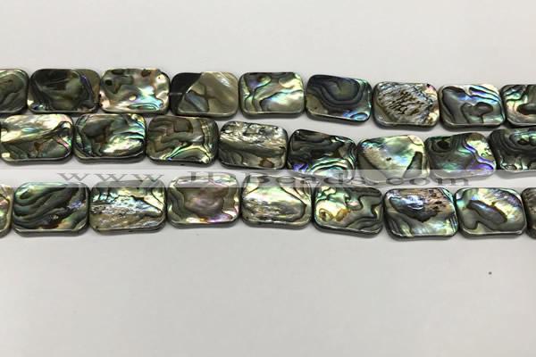 CSB4155 15.5 inches 13*18mm rectangle abalone shell beads wholesale