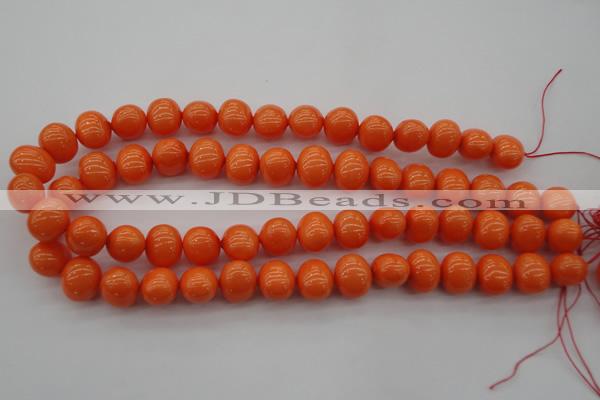 CSB691 15.5 inches 13*15mm oval shell pearl beads