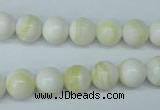 CSB953 15.5 inches 10mm round shell pearl beads wholesale