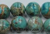 CSE03 15.5 inches 18mm round natural sea sediment jasper beads