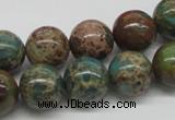 CSE5006 15.5 inches 14mm round natural sea sediment jasper beads