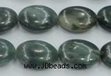 CSJ206 15.5 inches 15*20mm oval serpentine jade gemstone beads