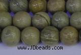 CSL203 15.5 inches 10mm round silver leaf jasper beads wholesale