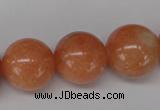 CSM08 15.5 inches 18mm round salmon stone beads wholesale