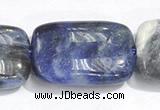 CSO07 A grade 15.5 inches 8*12mm rectangle sodalite beads