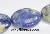 CSO11 15.5 inches 13*18mm oval A grade sodalite beads wholesale