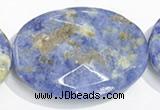 CSO29 15.5 inches faceted oval A grade 22*30mm sodalite beads