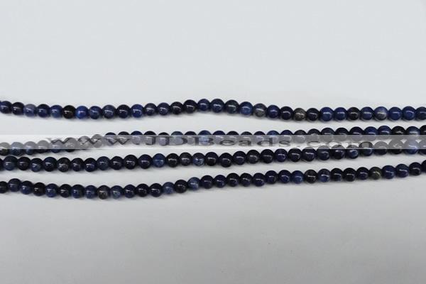 CSO400 15.5 inches 4mm round dyed sodalite gemstone beads