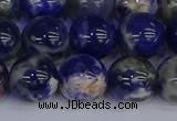 CSO515 15.5 inches 14mm round orange sodalite beads wholesale