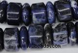 CSO52 15.5 inches 6*18mm & 11*18mm rondelle sodalite gemstone beads