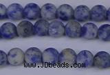 CSO531 15.5 inches 6mm round matte African sodalite beads wholesale