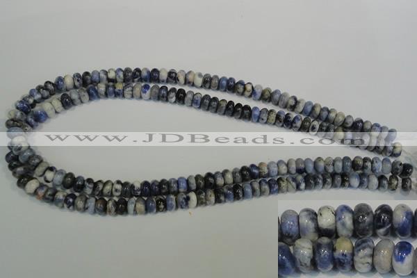 CSO62 15.5 inches 5*8mm rondelle sodalite gemstone beads wholesale