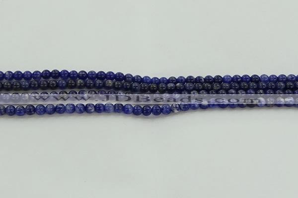 CSO631 15.5 inches 4mm round sodalite gemstone beads wholesale