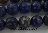 CSO644 15.5 inches 10mm faceted round sodalite gemstone beads