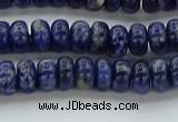 CSO651 15.5 inches 4*6mm rondelle sodalite gemstone beads