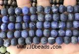 CSO842 15.5 inches 8mm round matte sodalite beads wholesale