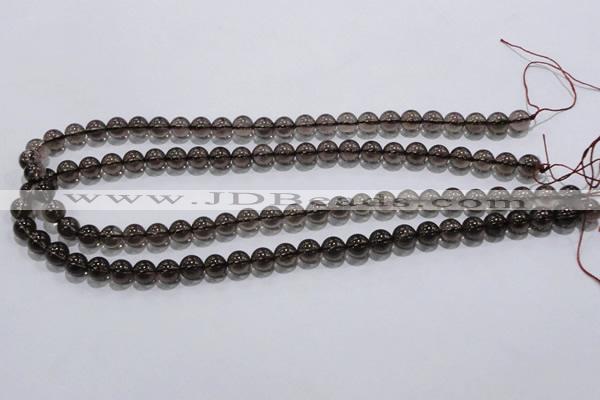 CSQ101 15.5 inches 8mm round grade AA natural smoky quartz beads