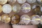 CSQ801 15.5 inches 6mm round scenic quartz beads wholesale