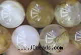 CSQ804 15.5 inches 12mm round scenic quartz beads wholesale