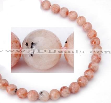 CSS01 12mm round natural indian sunstone beads Wholesale