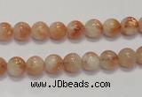 CSS15 15.5 inches 6mm round natural sunstone beads wholesale