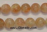 CSS18 15.5 inches 12mm round natural sunstone beads wholesale