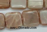 CSS209 15.5 inches 20*20mm square natural sunstone beads