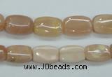 CSS210 15.5 inches 10*14mm rectangle natural sunstone beads