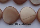 CSS240 15.5 inches 20*20mm heart natural sunstone gemstone beads