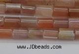 CSS266 15.5 inches 5*8mm tube sunstone beads wholesale