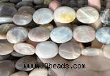 CSS416 15.5 inches 18*25mm oval sunstone beads wholesale