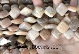 CSS431 15.5 inches 16*16mm diamond sunstone beads wholesale