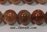 CSS555 15.5 inches 10mm round natural golden sunstone beads