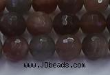 CSS643 15.5 inches 10mm faceted round sunstone gemstone beads