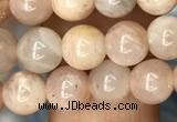 CSS691 15.5 inches 6mm round sunstone beads wholesale