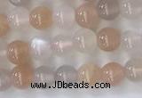 CSS700 15.5 inches 4mm round mixed sunstone beads wholesale