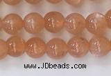 CSS703 15.5 inches 4mm round natural golden sunstone beads