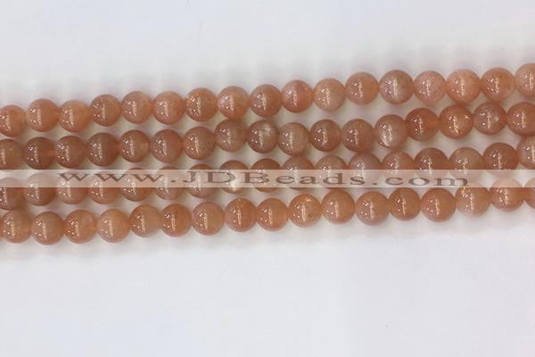 CSS704 15.5 inches 6mm round natural golden sunstone beads