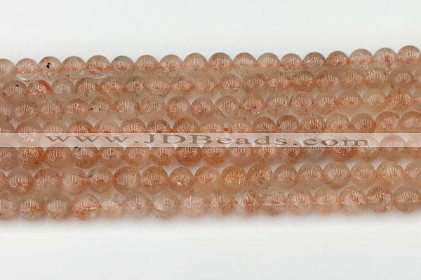 CSS751 15.5 inches 6mm round golden sunstone beads wholesale