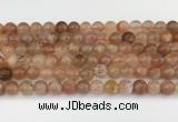 CSS762 15.5 inches 7mm round golden sunstone beads wholesale