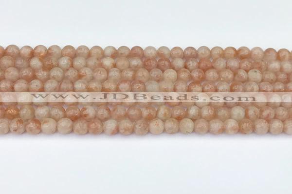 CSS790 15.5 inches 6mm round golden sunstone beads wholesale