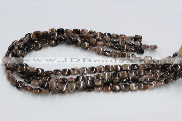 CST08 15.5 inches 10*10mm square staurolite gemstone beads wholesale