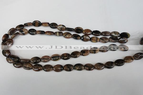 CST46 15.5 inches 10*14mm oval staurolite gemstone beads wholesale