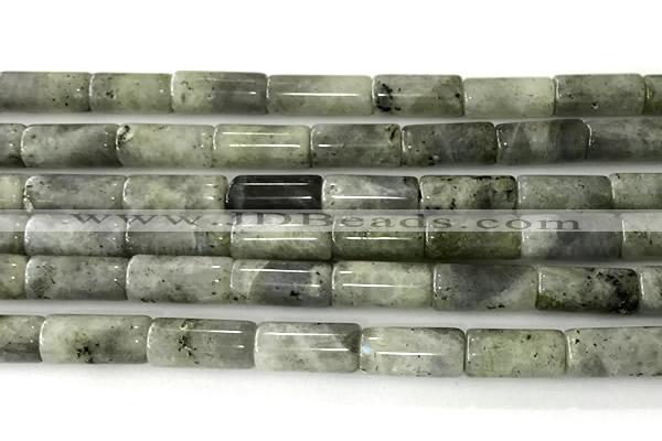 CTB1041 15 inches 8*16mm - 8*18mm tube labradorite beads