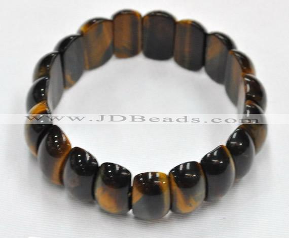 CTB18 8 inches 20*30mm  tiger eye stretch bracelet wholesale