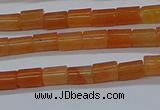 CTB303 15.5 inches 4*6mm tube red aventurine beads wholesale