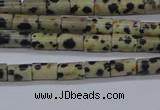 CTB305 15.5 inches 4*6mm tube dalmatian jasper beads wholesale