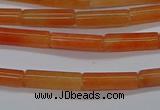 CTB322 15.5 inches 4*13mm tube red aventurine beads wholesale